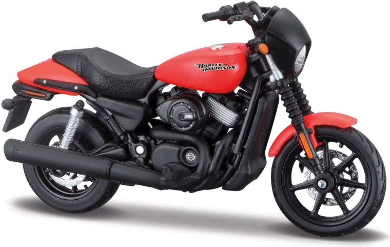 Maisto Harley-Davidson Street 750 roșie 1:18