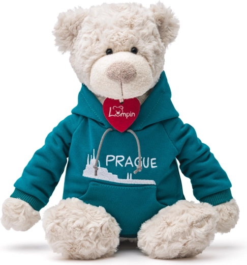 Ursulețul Spencer în hanorac albastru Praha 35 cm
