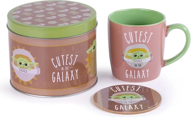 Set cadou Cutest in the Galaxy cu tema Baby Yoda