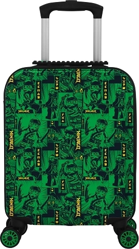 Troller de călătorie pentru copii LEGO Ninjago verde 46 cm (XS)