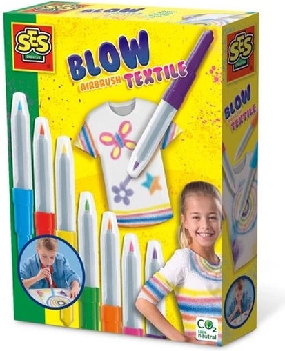 SES Creative markere suflabile pentru textile blow-airbrush