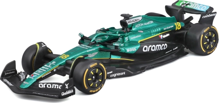 Model Bburago Formula 1 Aston Martin AMR25 2025 #18 Lance Stroll 1:43