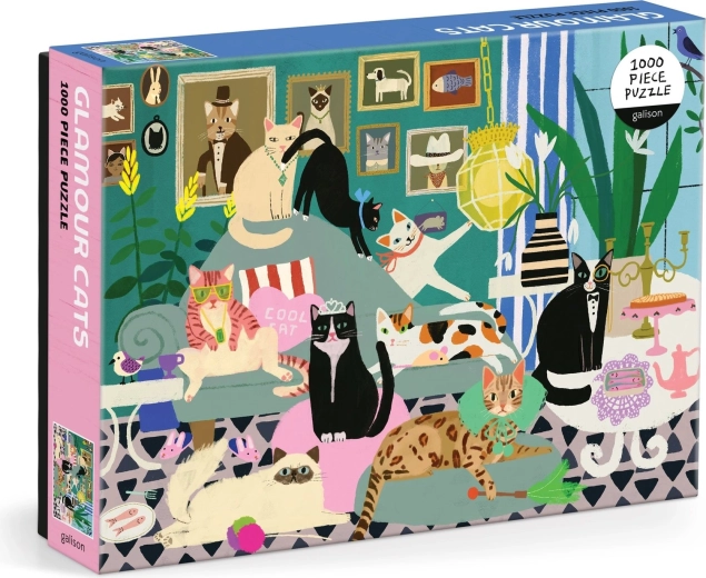 Puzzle Pisici fermecătoare 1000 piese GALISON