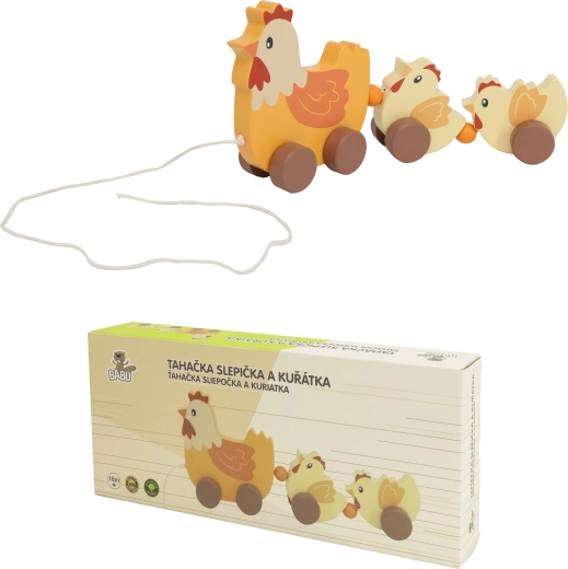 Găinușă de tras cu puișori BABU