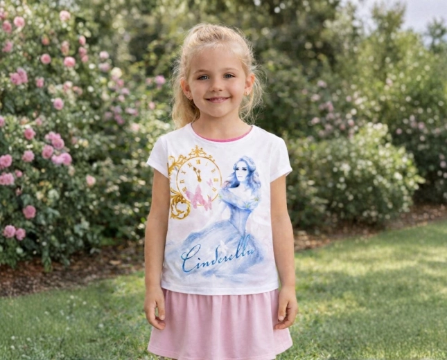 Tricou pentru copii Cenușăreasa