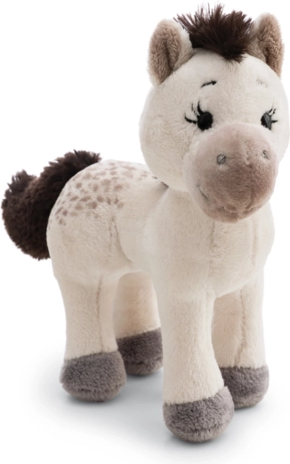Nici ponei de pluș Mony alb 17 cm, seria Green