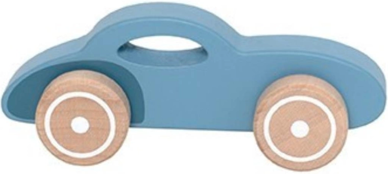 Jabadabado mașinuță sport retro din lemn, albastră - 1 bucată