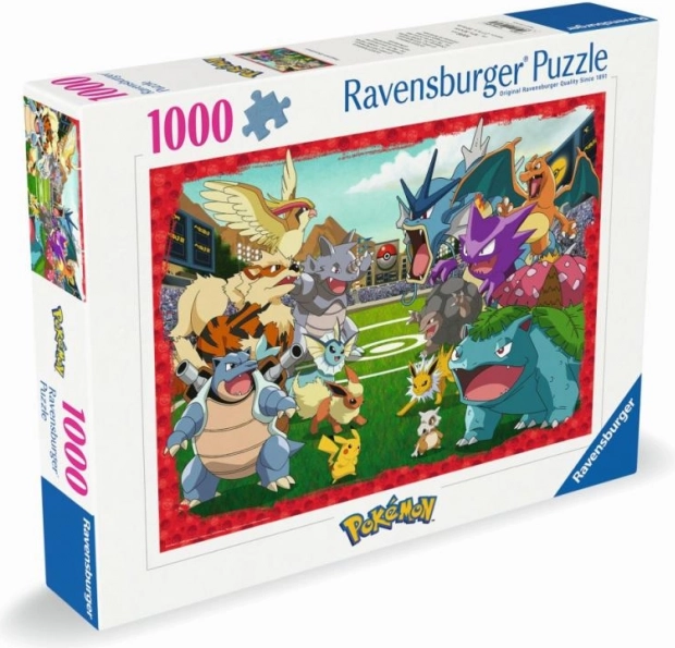 Puzzle 1000 piese POKÉMON – Lupta ultimă Ravensburger