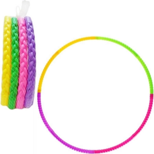 Cerc hula-hoop pliabil 74 cm – set de 4 culori
