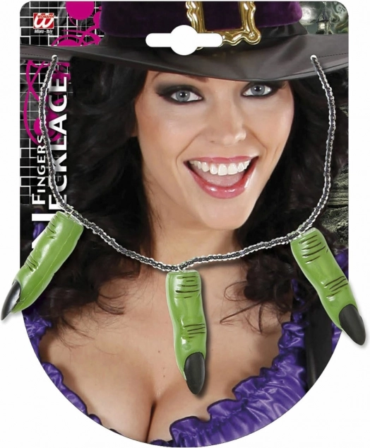 Colier horror înfricoșător cu degete