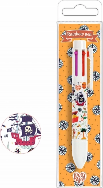 Djeco stilou curcubeu cu șase culori Steve