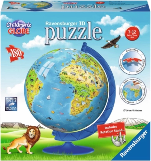 Ravensburger puzzle 3d glob pentrucopii 180 piese