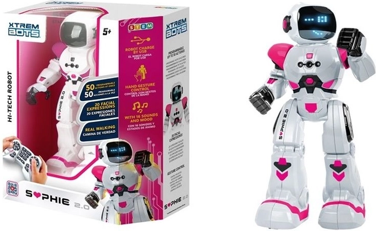 Xtrem Bots Sophie 2.0 robot educațional interactiv pentru copii