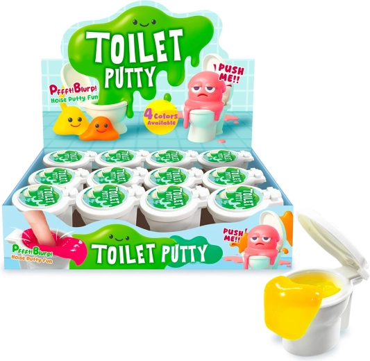 Pastă pârâitoare în toaletă – jucărie slime distractivă pentru copii