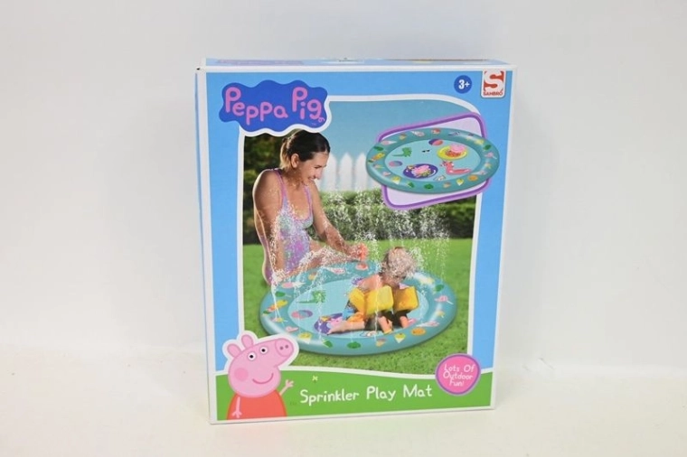 Peppa Pig – covoraș de joacă cu apă cu jeturi, 96 cm