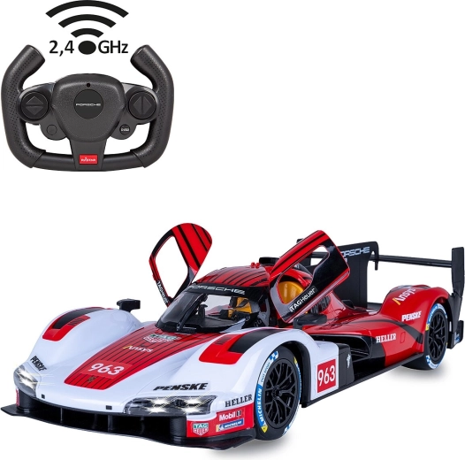 Mașină RC Porsche 963 LMDh la scara 1:14, roșie