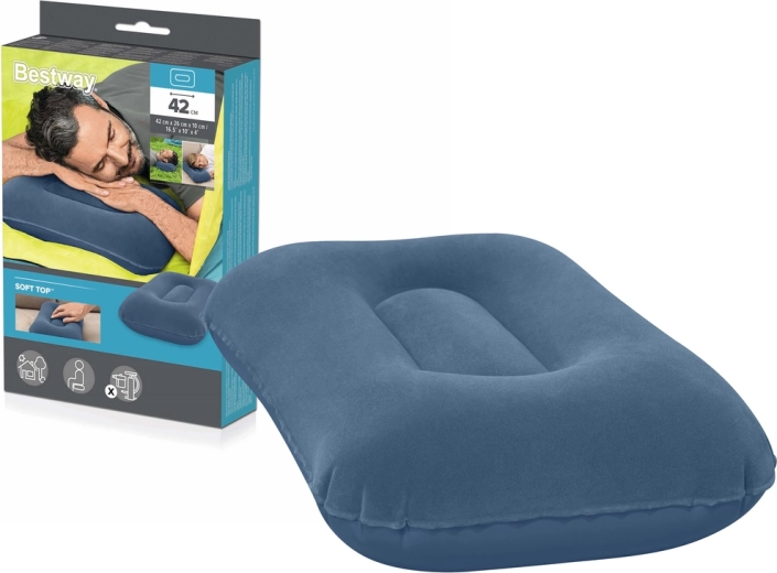 Pernă gonflabilă din velur Bestway 42 cm