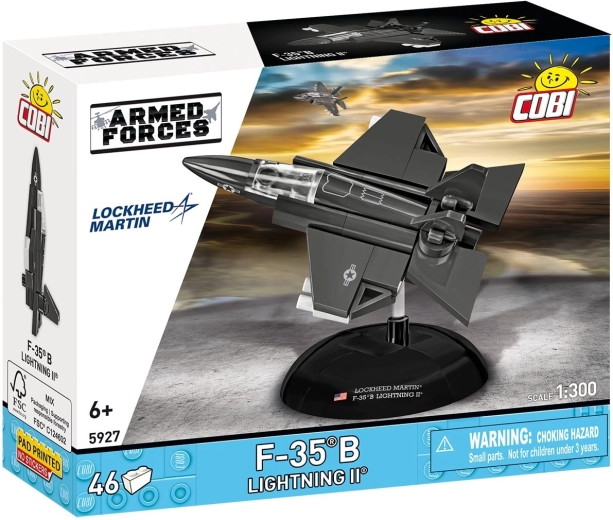 Cobi Armed Forces Lockheed Martin F-35B Lightning II 1:300 kit de construcție 46 piese