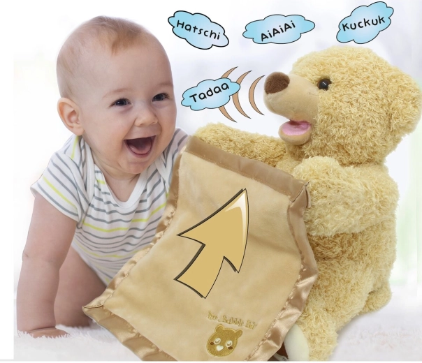 Ursuleț de pluș interactiv Jamara Mr. Babble Bear, maro