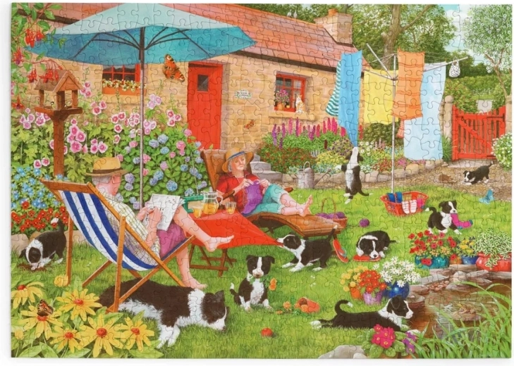 Puzzle House of Puzzles Momente de relaxare cu 500 de piese mari
