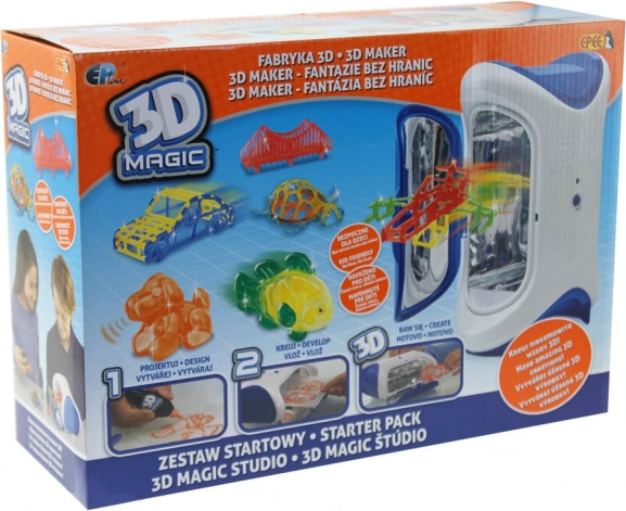Set de start 3D Magic pentru crearea modelelor 3D cu întărire UV