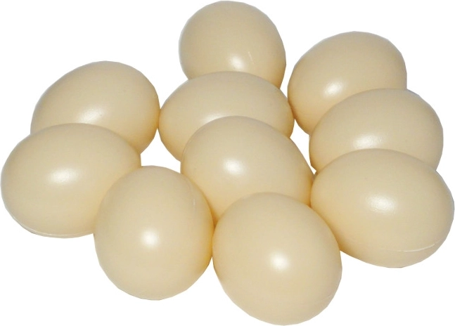 Set de ouă din plastic pentru joacă (10 buc)