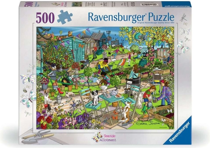Puzzle Ravensburger Grădina de pe litoral 500 de piese