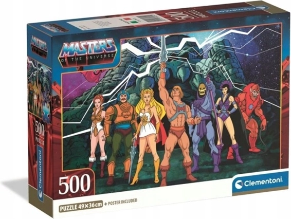 Puzzle compact Clementoni 500 de piese Masters of the Universe