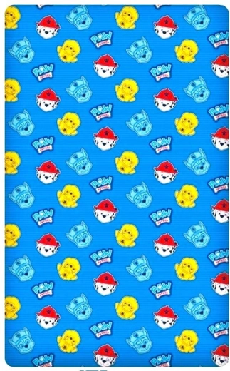 Cearșaf Paw Patrol 90 × 200 cm