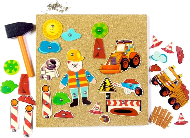 Joc de bătut cuie construcție HESS