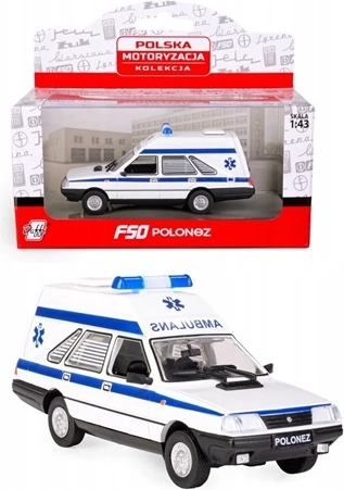 Miniatură Polonez Cargo – ambulanță 1:43