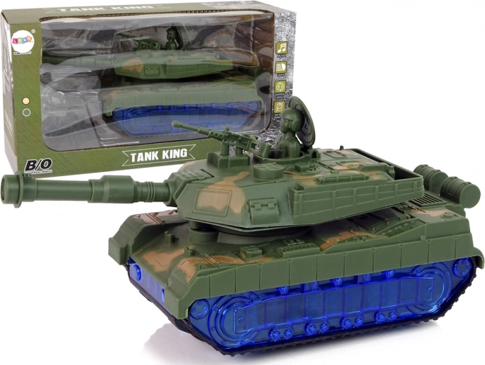 Baterie de tanc militar Moro Sound cu diode albastre