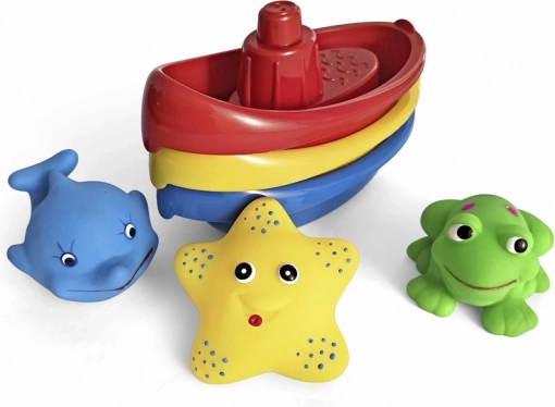 Bărcuțe cu animăluțe pentru baie