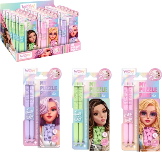 Set de 2 pixuri Puzzle WoW Generation