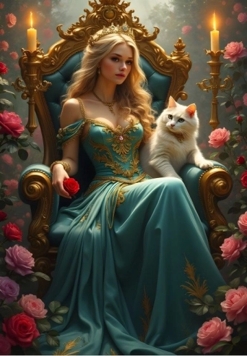 Puzzle Bluebird Regina trandafirilor 1000 piese