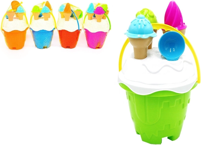 Set de nisip Castel cu înghețate din nisip