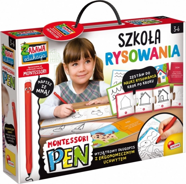 Set școlar Montessori pentru desen cu stilou