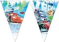Disney Cars Ice Racers ghirlandă cu stegulețe din plastic