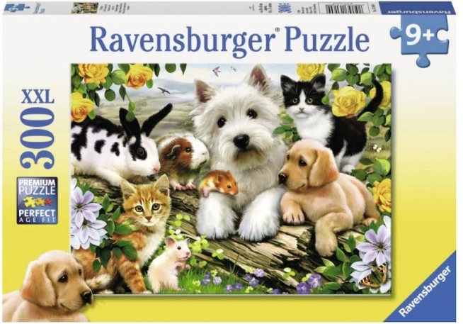 Puzzle Ravensburger Happy Animal Buddies 300 piese