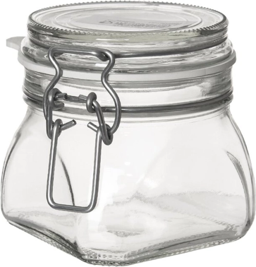 Borcan din sticlă cu închidere cu clemă Gothika 0,5 l