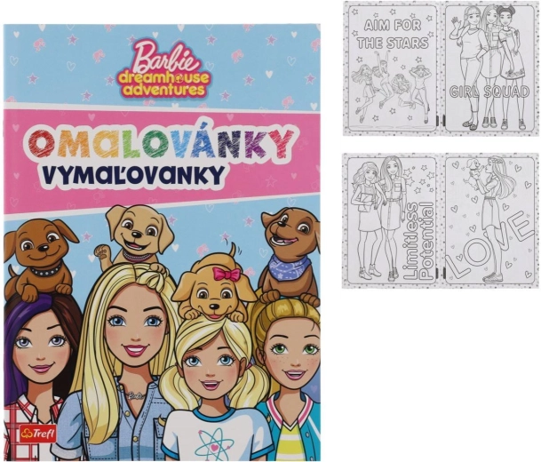 Carte de colorat Barbie