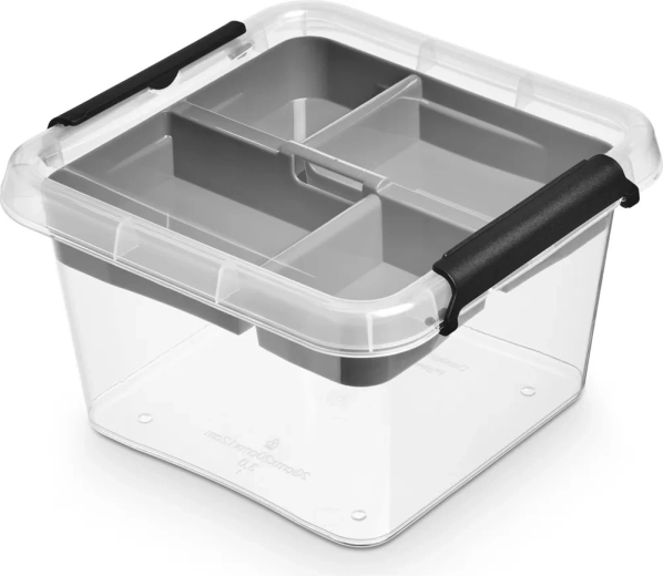 Simplestore insert cutie de depozitare cu capac 3 l (20 × 20 × 12 cm)