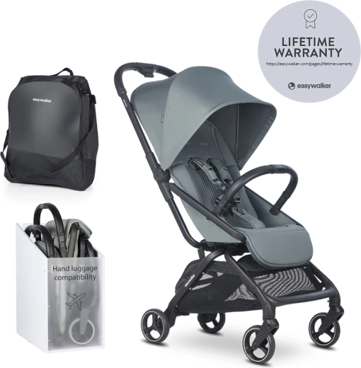 Cărucior sport Easywalker Rockey S Smooth Grey