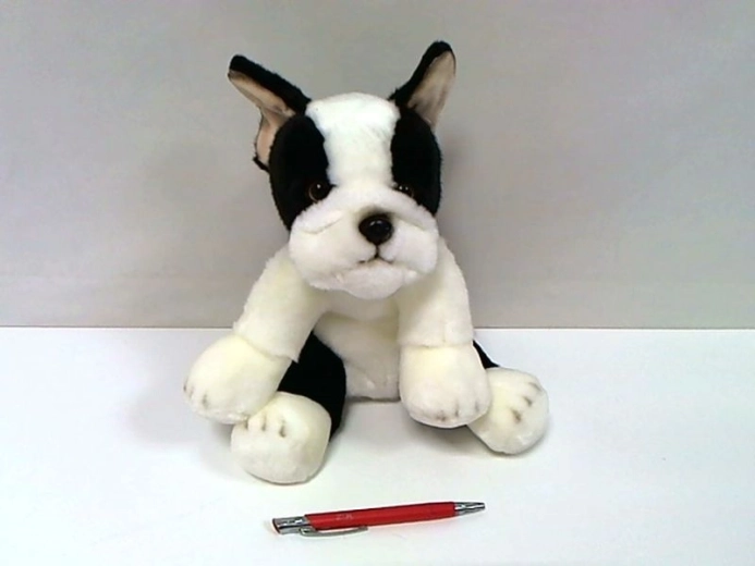 Câine de pluș Boston Terrier Smily play 30 cm