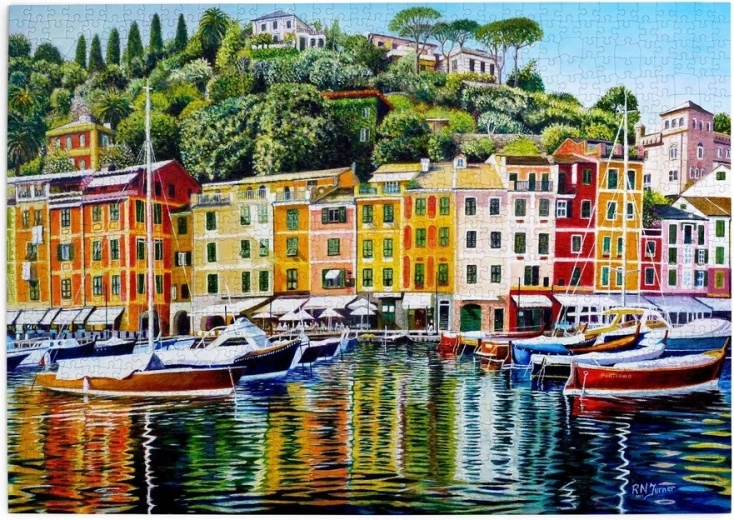 Puzzle Portul Portofino, 1000 de piese