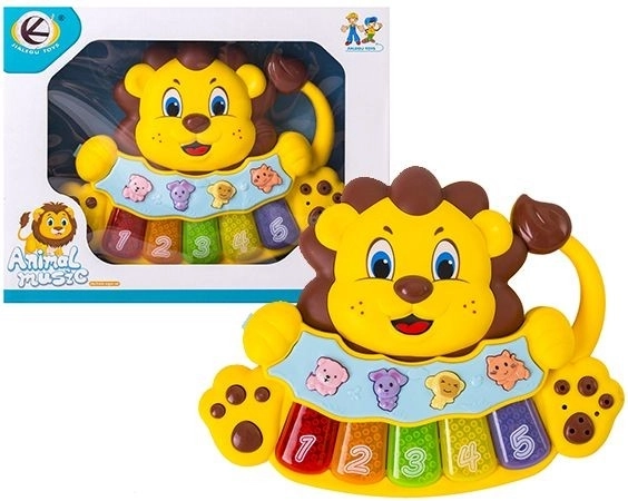 Mini orgă pentru copii, leu - 1 bucată