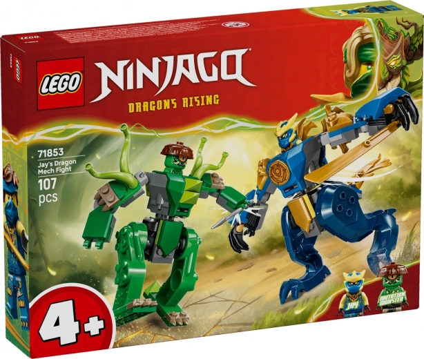 Lego Ninjago bătălia din armura dragonului lui Jay