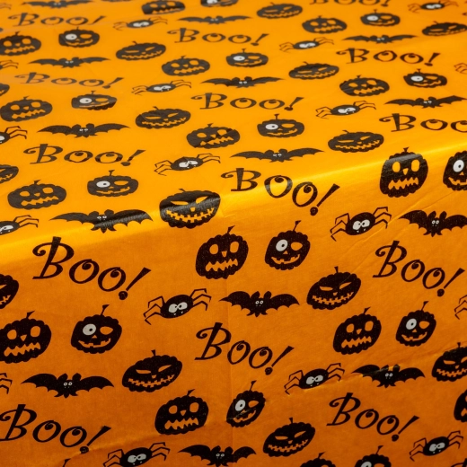 Față de masă din flanel pentru Halloween, 132 × 178 cm