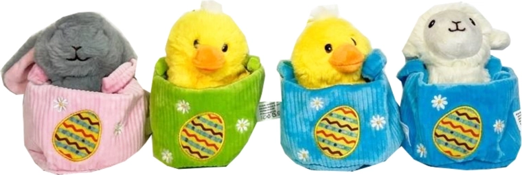 Animăluț de Paște în coșuleț