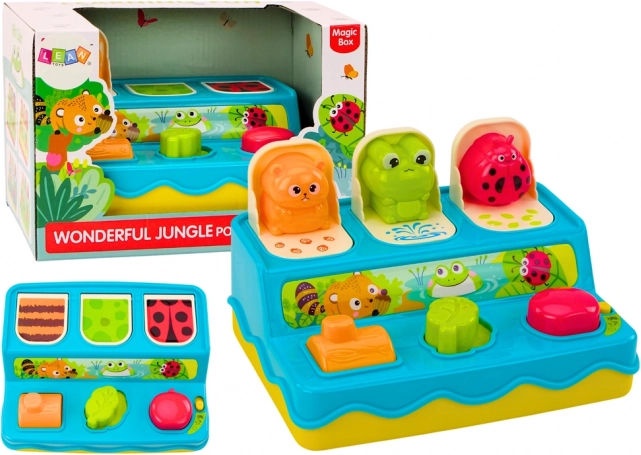 Joc pentru copii Pop Up Animal Lights Sounds